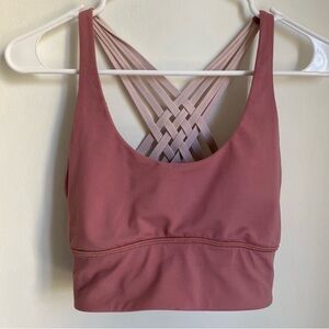 Lululemon Free To Be Moved Bra Quicksand / Porcelain Pink 8